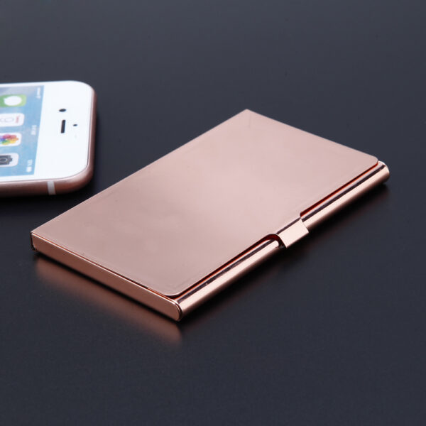 Stainless Steel Portable Business Card Holder