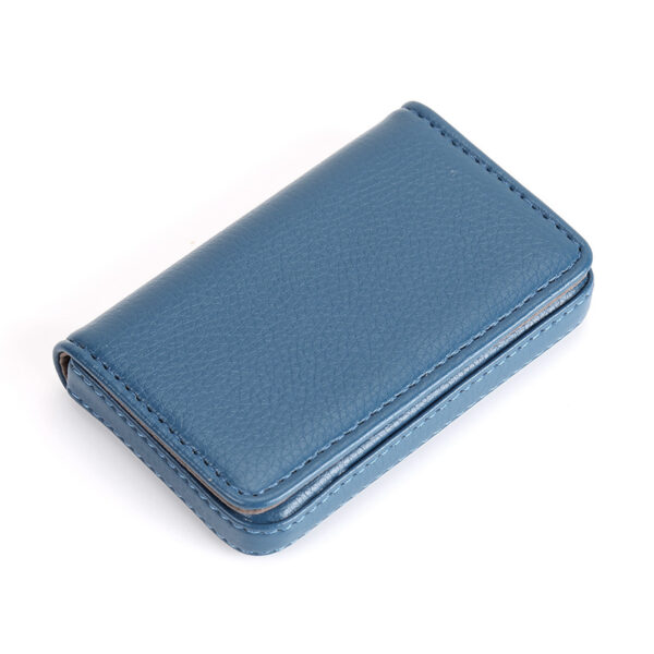 PU Magnetic Portable Business Card Holder