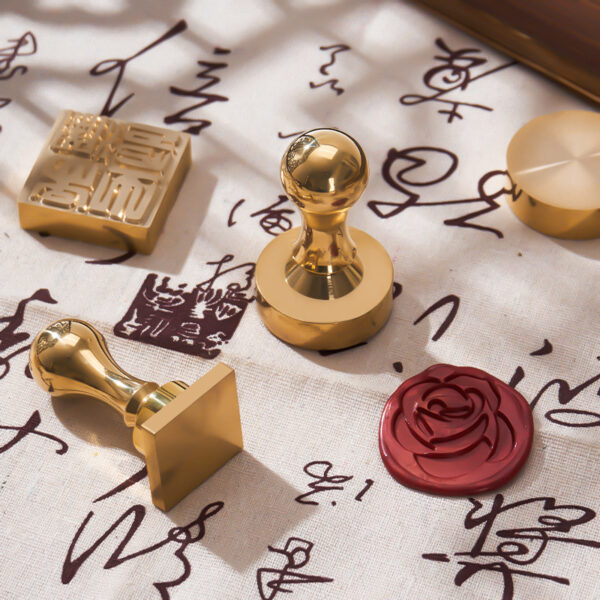 Heavy-Duty Brass Wax Seal Stamp