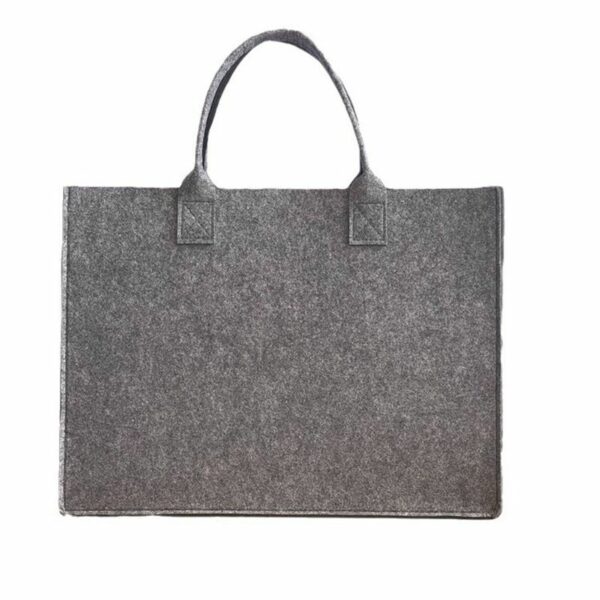 Customizable Wool Felt Shopping Tote Bag