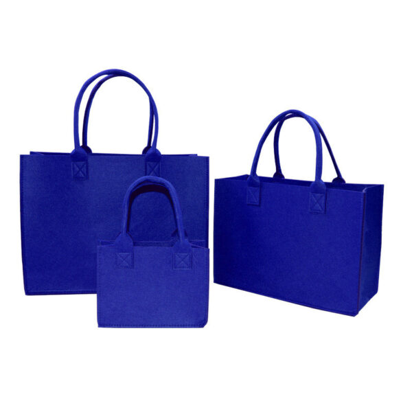 Customizable Wool Felt Shopping Tote Bag