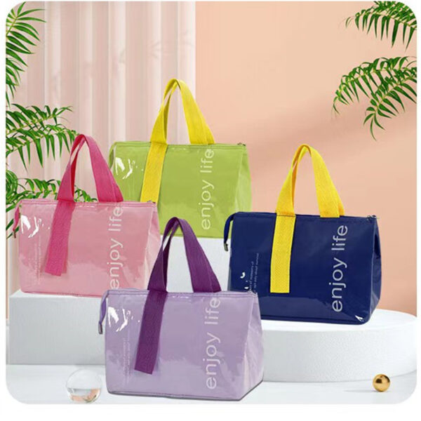 Waterproof and Oil-Resistant Lunch Tote Bag