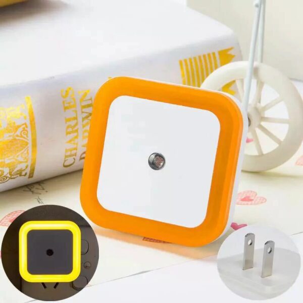 Square LED Smart Light-Control Night Light