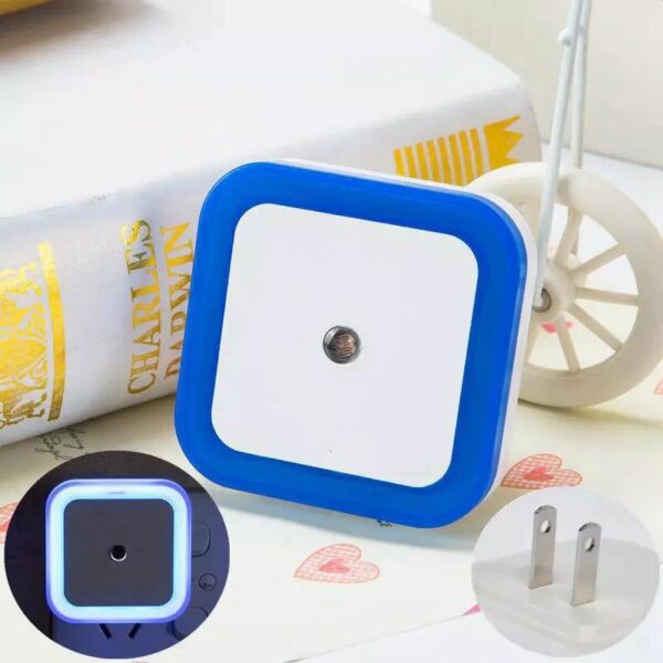 Square LED Smart Light-Control Night Light