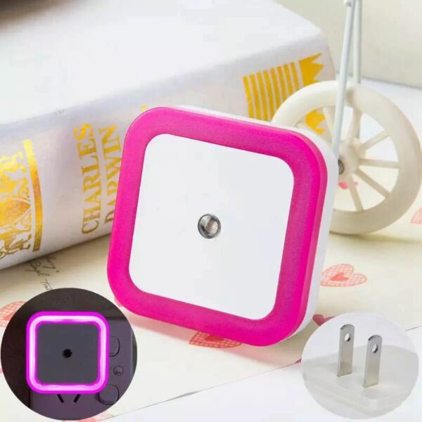 Square LED Smart Light-Control Night Light