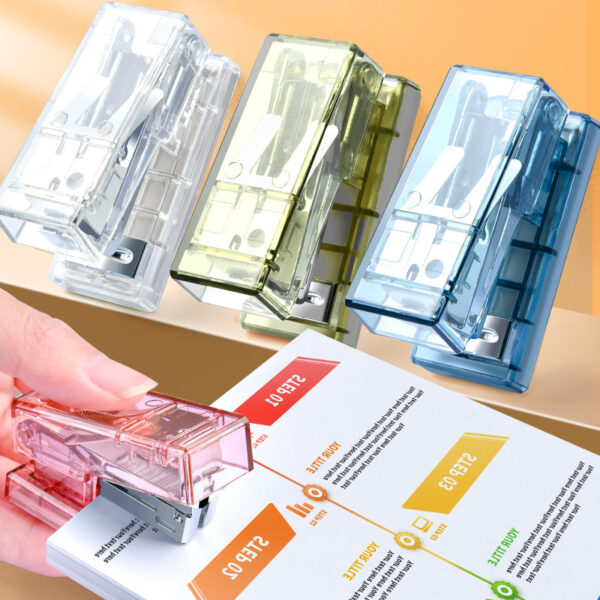 Transparent Mini Student Stapler