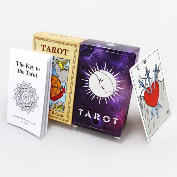 Full-Color Starry Sky Card Back Tarot Deck Customization