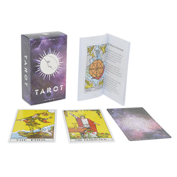 Full-Color Starry Sky Card Back Tarot Deck Customization