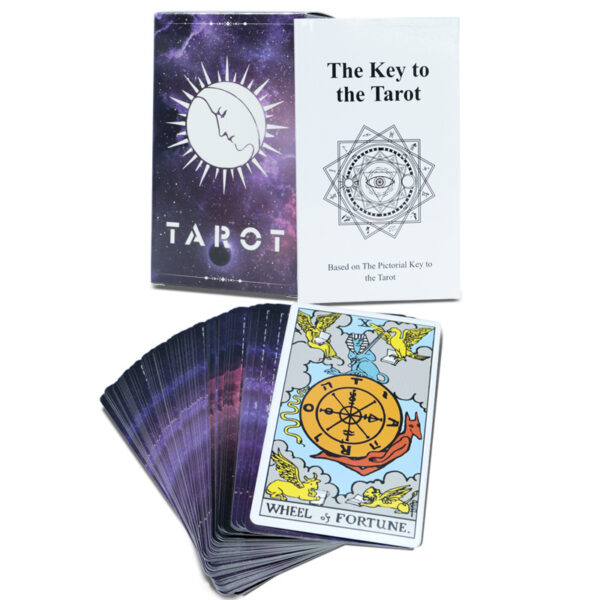 Full-Color Starry Sky Card Back Tarot Deck Customization