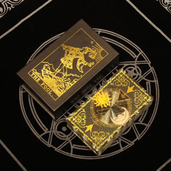 Gold Foil PVC Tarot Cards