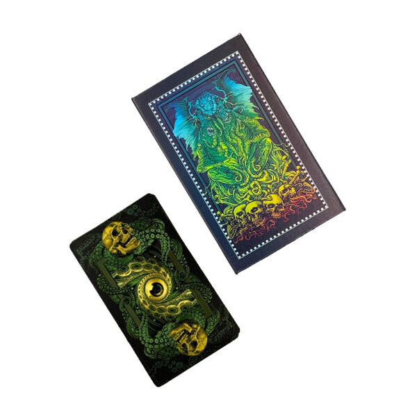 Cthulhu Style Gold Foil PVC Tarot Cards - Image 3