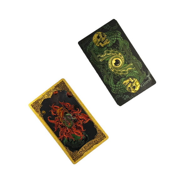 Cthulhu Style Gold Foil PVC Tarot Cards - Image 4