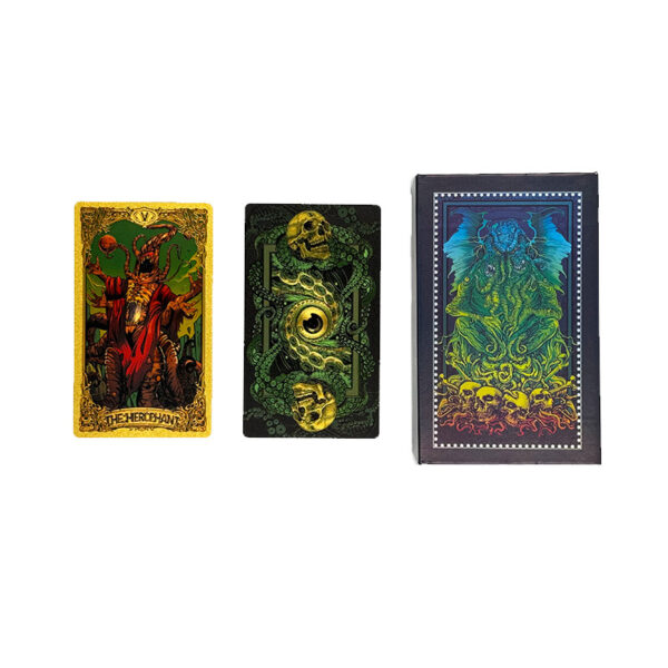 Cthulhu Style Gold Foil PVC Tarot Cards - Image 6