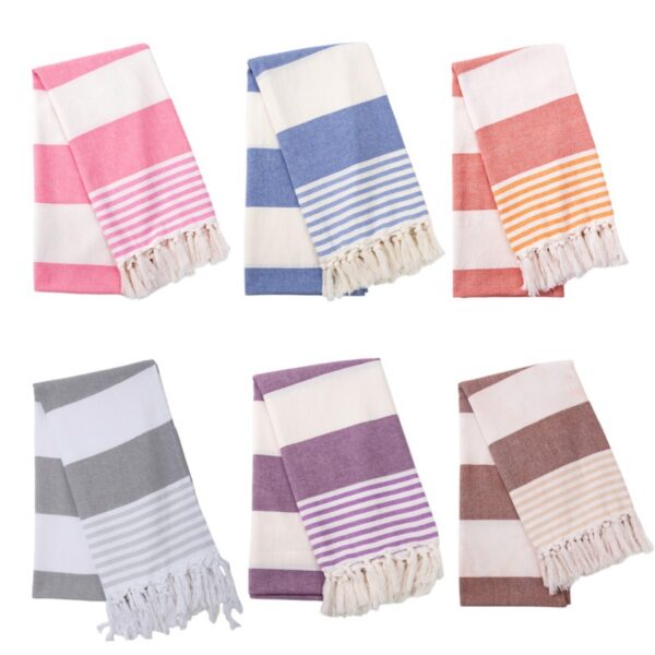 Cotton Tassel Beach and Bath Towel