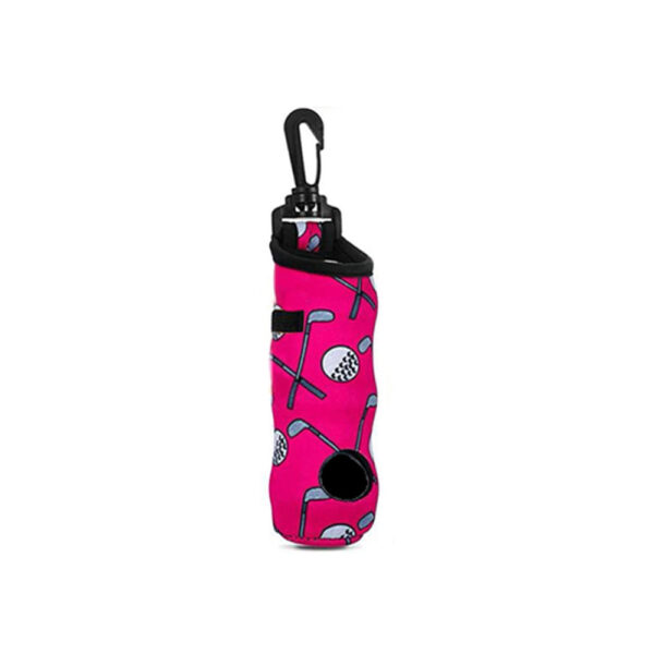 Long Cylinder Multi-Function Golf Ball Storage Bag