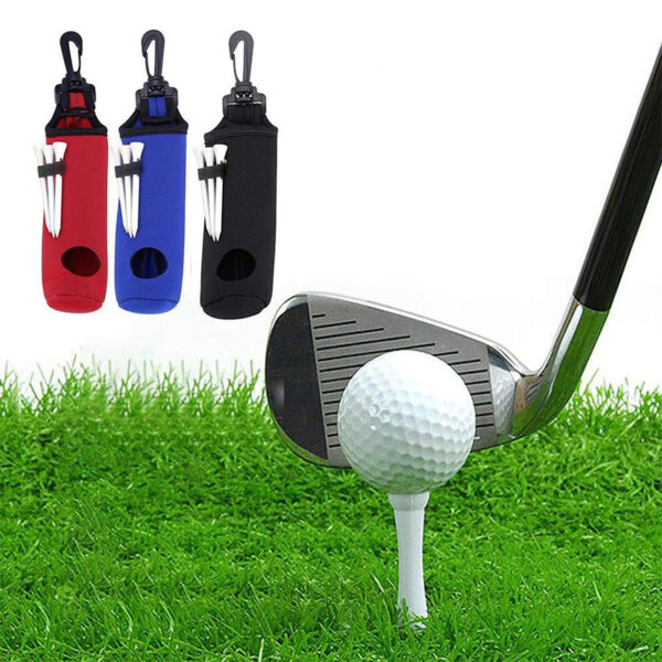 Long Cylinder Multi-Function Golf Ball Storage Bag