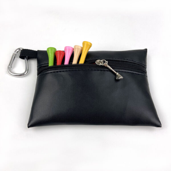 PU Golf Tee and Green Repair Tool Storage Pouch