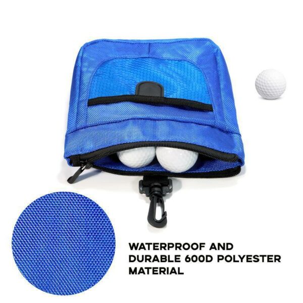 Multi-Pocket Golf Ball and Tee Belt