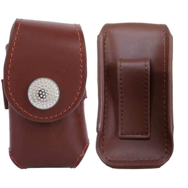 Genuine Leather Golf Ball Waist Pouch