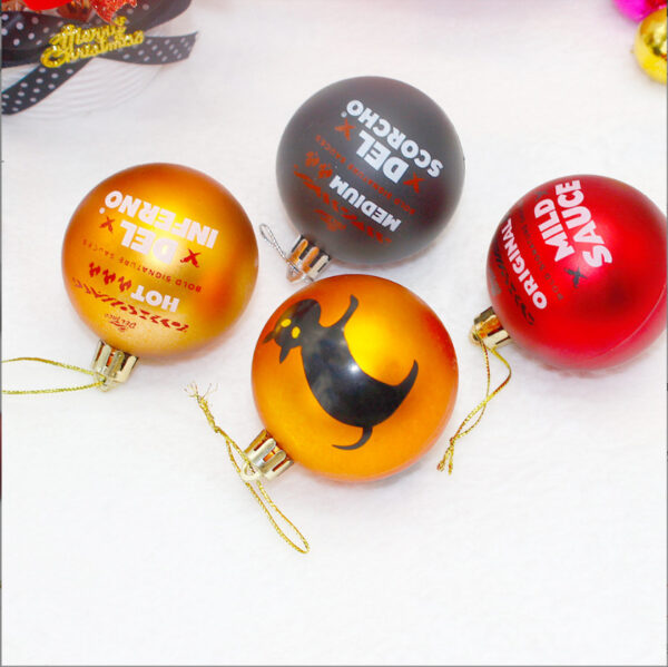 Transfer-Printed Christmas Ornament Ball