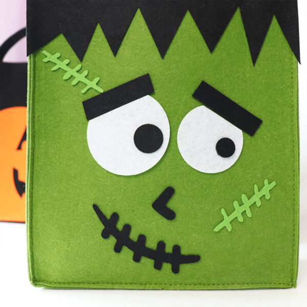 Halloween Monster Felt Candy Tote Bag