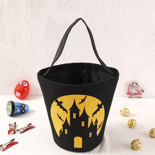 Halloween Pumpkin Head Demon Canvas Tote Bag