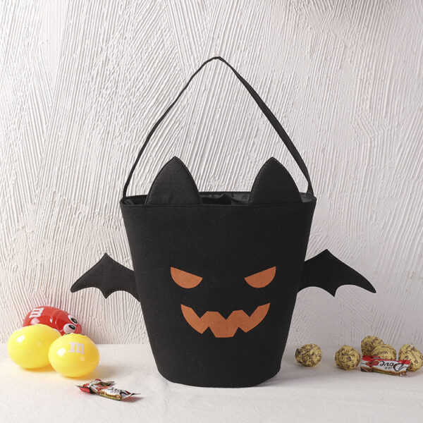 Halloween Pumpkin Head Demon Canvas Tote Bag