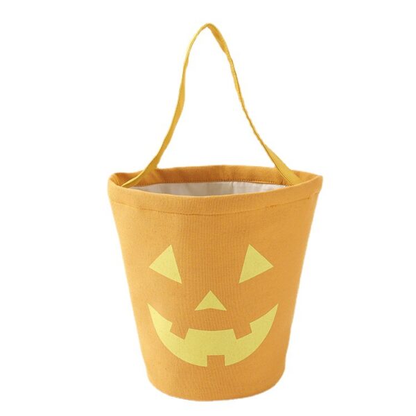 Halloween Pumpkin Head Demon Canvas Tote Bag