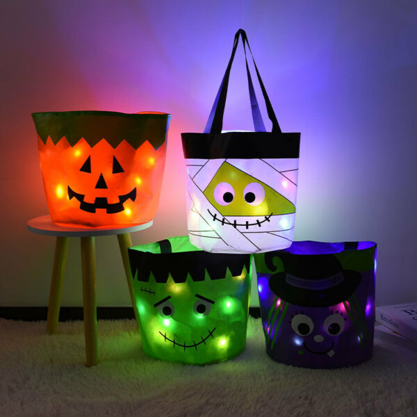 Halloween Glow-in-the-Dark Monster Candy Basket