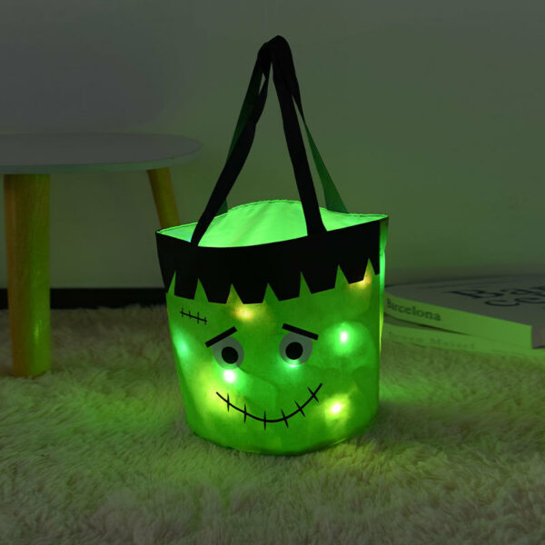 Halloween Glow-in-the-Dark Monster Candy Basket