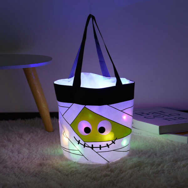 Halloween Glow-in-the-Dark Monster Candy Basket