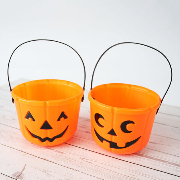 PVC Pumpkin Head Candy Bucket