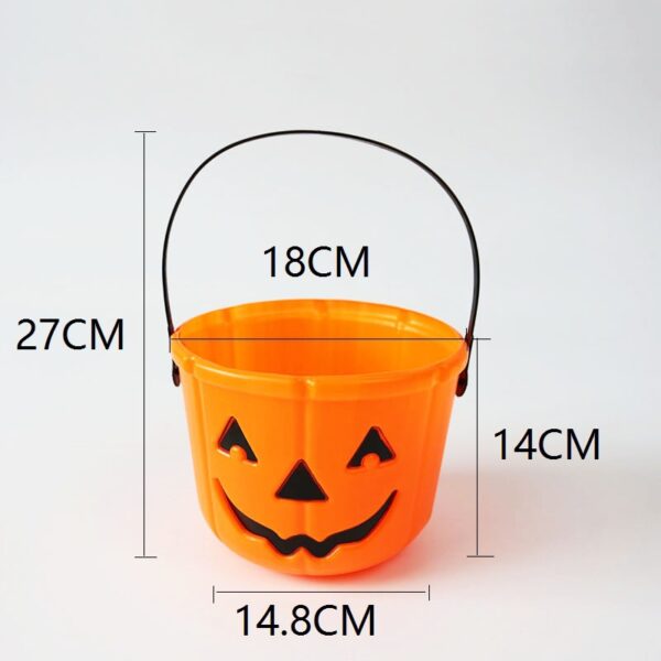 PVC Pumpkin Head Candy Bucket