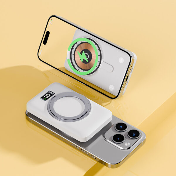 360-Degree Rotating Stand Magnetic Power Bank