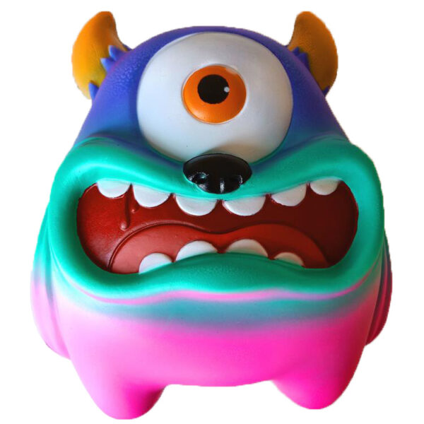 Large PU Colorful One-Eyed Monster Stress Relief Toy