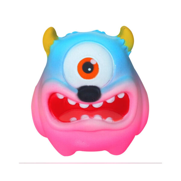 Large PU Colorful One-Eyed Monster Stress Relief Toy