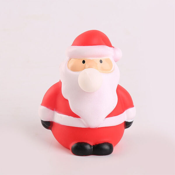 TPR Santa Claus Bubble Blowing Stress Relief Toy