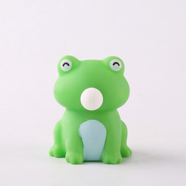 TPR Frog Bubble Blowing Stress Relief Toy