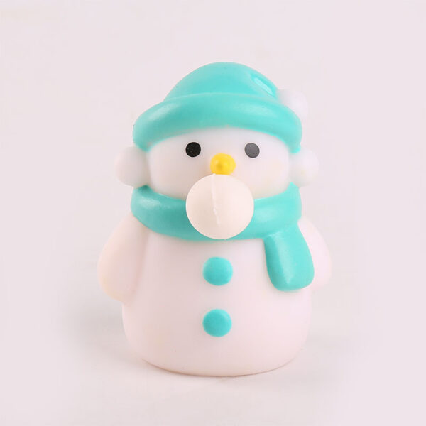 TPR Snowman Bubble-Blowing Stress Relief Toy