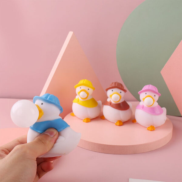 TPR Duck Bubble Stress Relief Toy