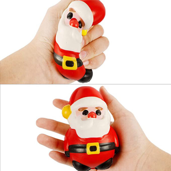 PU Slow-Rebound Cute Santa Claus Stress Relief Toy