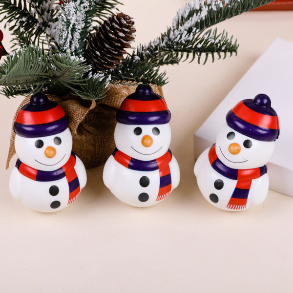 PU Slow-Rebound Cute Snowman Stress Ball Toy