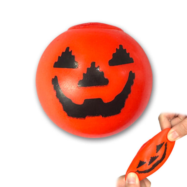 Halloween Pumpkin Head Stress Ball