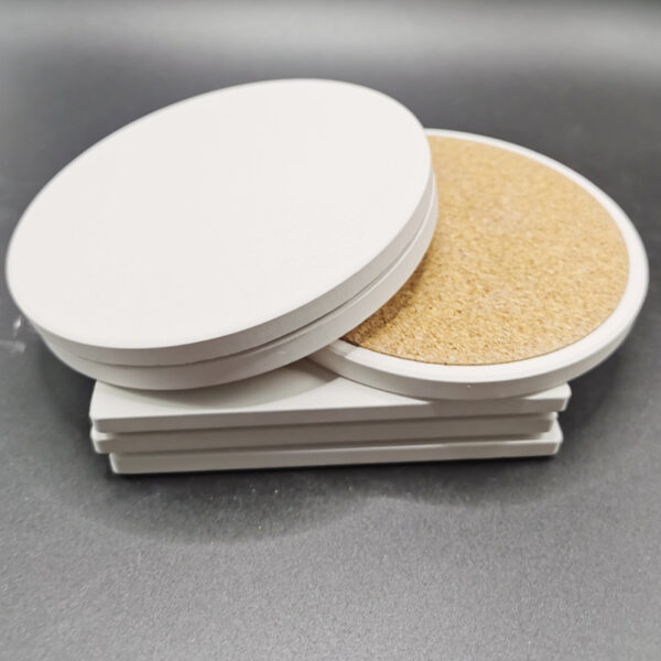 Digitally Printed Round Diatomaceous Earth Coaster