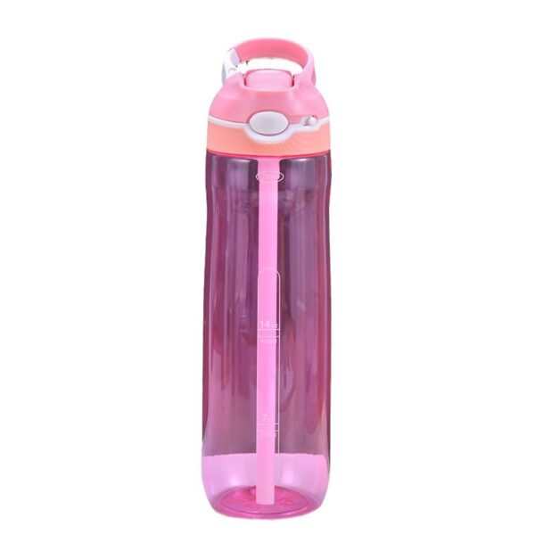 Tritan Portable Sports Water 25oz Bottle with Straw