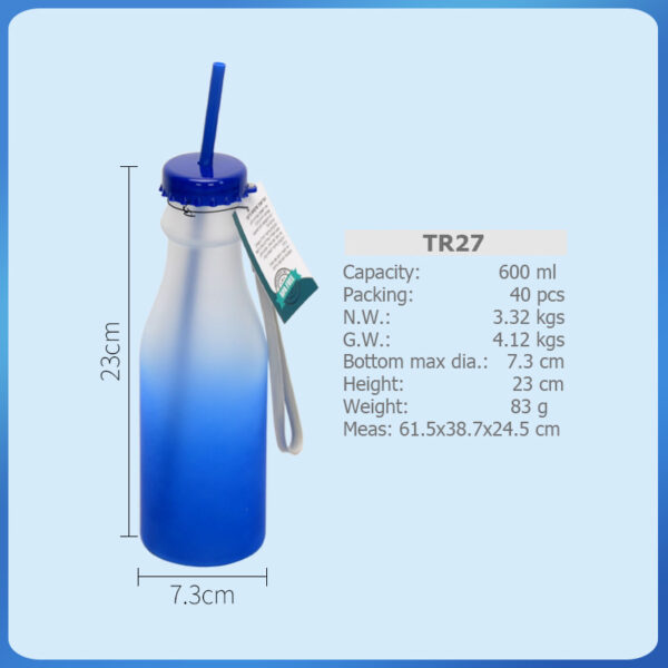 Tritan 20oz Cola-Shaped Water Bottle