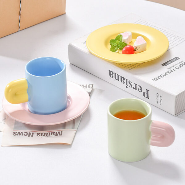 Two-Tone Afternoon Tea Coffee Mug Set