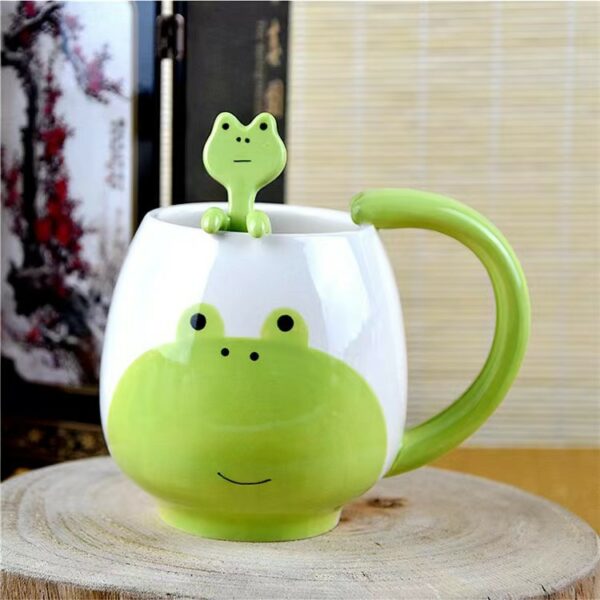 Frog-Themed 13oz Ceramic Mug