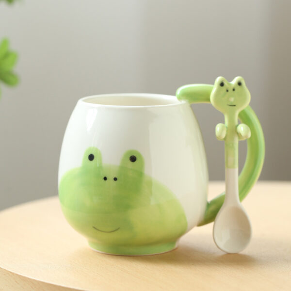 Frog-Themed 13oz Ceramic Mug