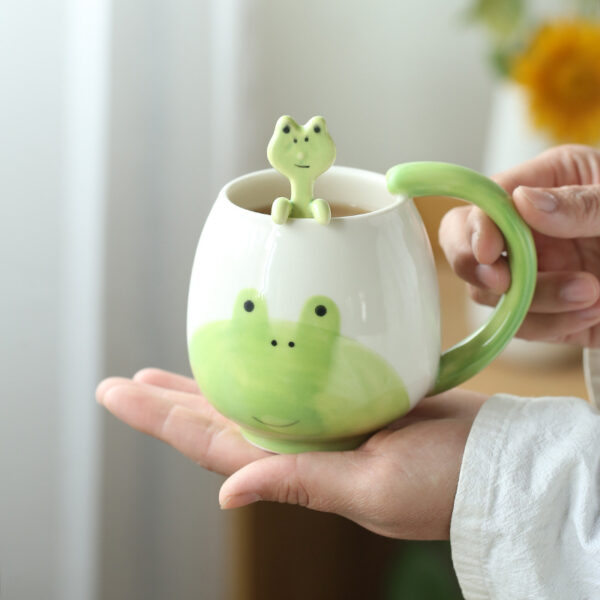 Frog-Themed 13oz Ceramic Mug